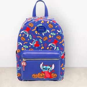 Hot topic Her Universe Stitch Halloween stitch devil mini backpack & wallet